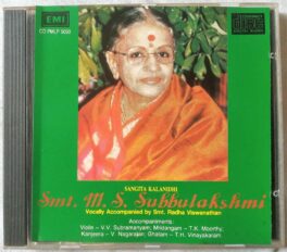 Sangita Kalaandhi Smt. M.S. Subbulakshmi Audio Cd