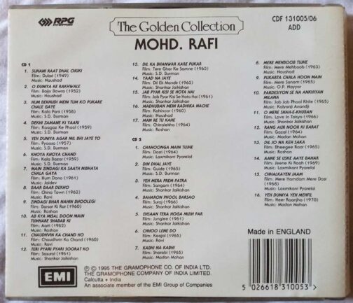 The Golden Collection MOHD Rafi Hindi Audio Cd (1)