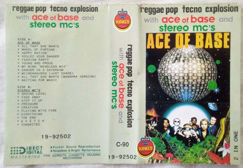 Ace of Base Raggae Pop Techni Explosion Audio Cassete