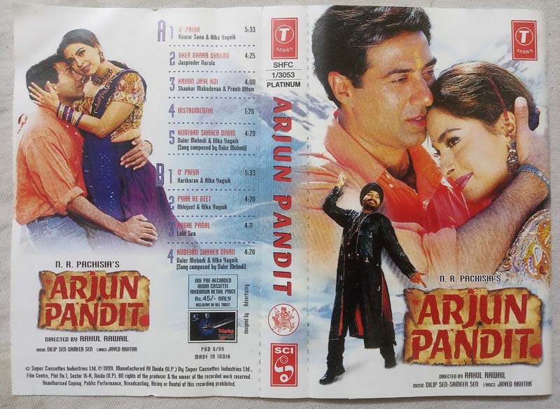 Arjun Pandit Hindi Audio Cassete By Dilip Sen Sameer Sen