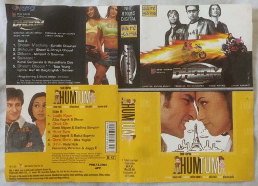 Dhom - Hum Tum Hindi Audio Cassette