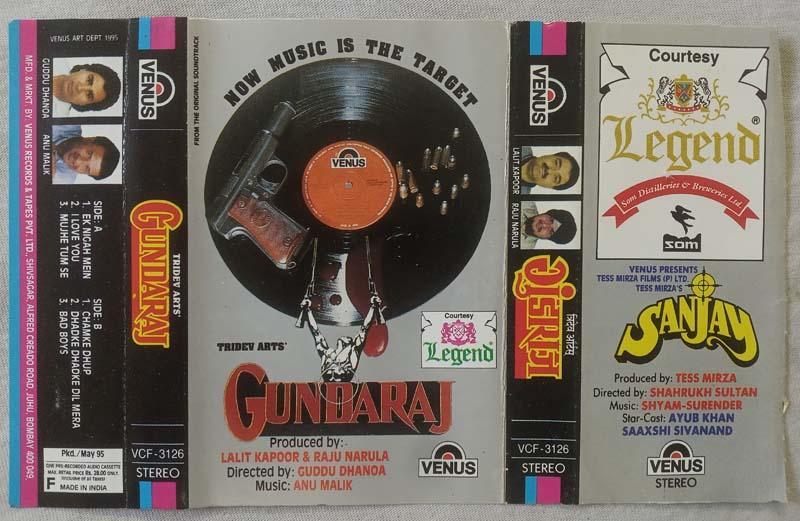 Gundaraj Hindi Audio Cassete By Anu Malik