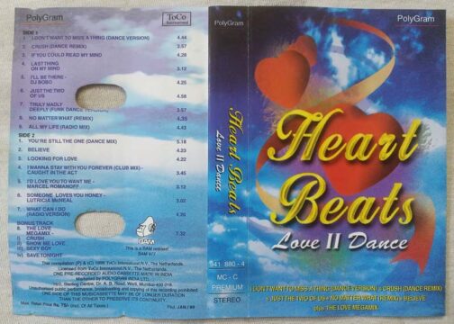Heart Beat live Dance Hindi Audio Cassete