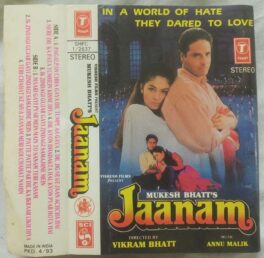 Jaanam Hindi Audio Cassette By Anu Malik