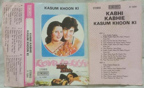 Kabhi Kabhie -Kasum Khoon Ki Hindi Audio Cassette