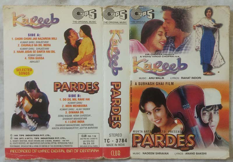 Kareeb - Pardes Hindi Audio Cassette