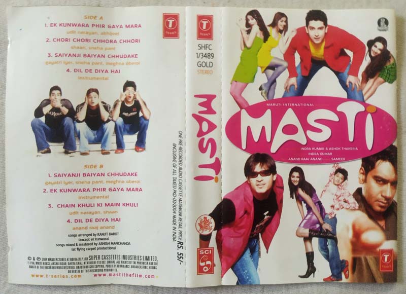Masti Hindi Audio Cassete By Anand Raj Anand