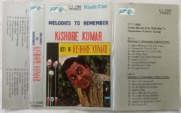 Melodies to Remember Kishore Kumar Hindi Audio Cassette