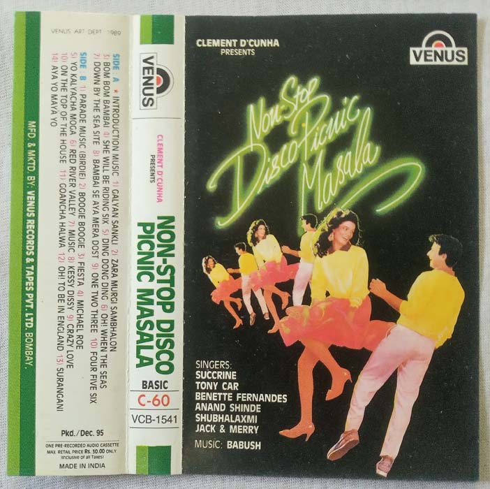 Non Stop Disco Picnic Masala Hindi Audio Cassete