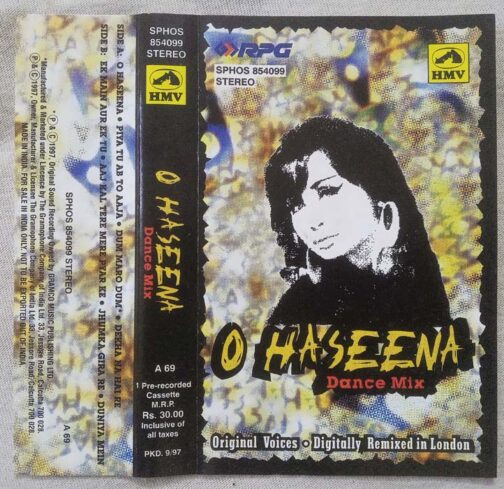 O Haseena Dance Mix Hindi Audio Cassete