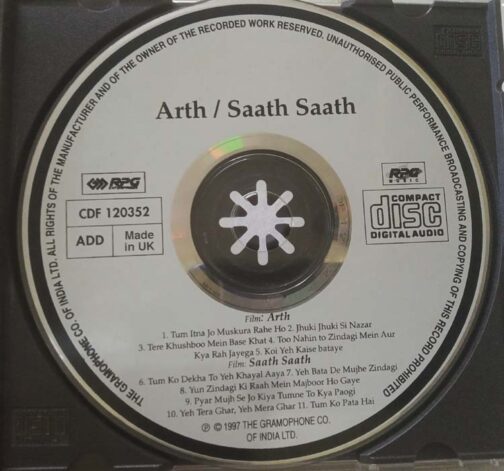 Saath Saath - Arth Hindi Audio cd (1)