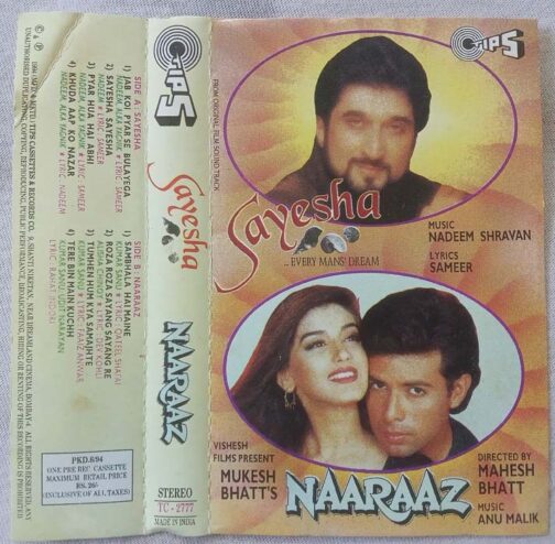 Sayesha - Naaraaz Hindi Audio Cassete