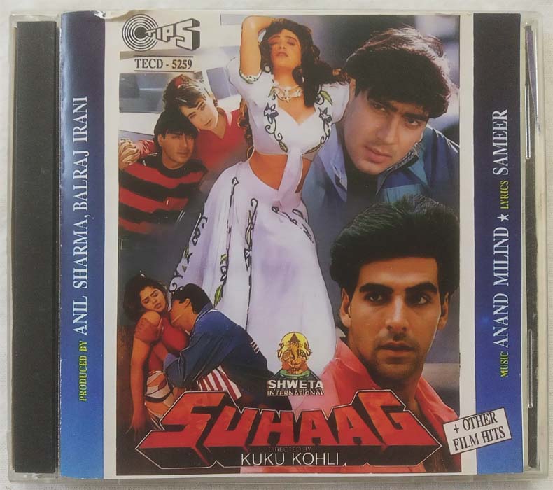 Suhaag other Film Hits Hindi Audio cd By Anand Milind (2)