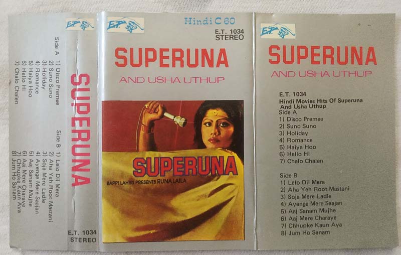 Superuna And Usha Uthup Hindi Audio Cassete