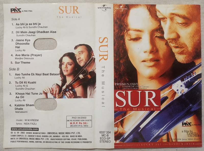Sur The Musical Hindi Audio Cassete