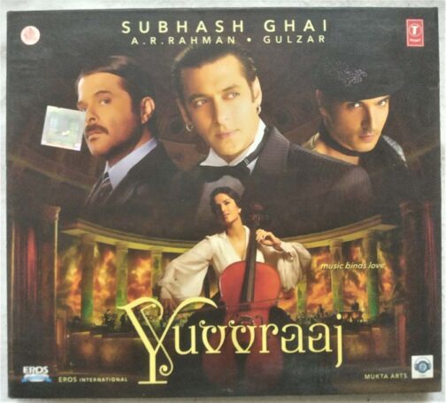 Yuvaraaj Hindi Audio cd By A.R Rahman (2)