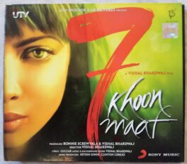 7 Khoon Maaf Hindi Audio Cd By Vishal Bhardwaj