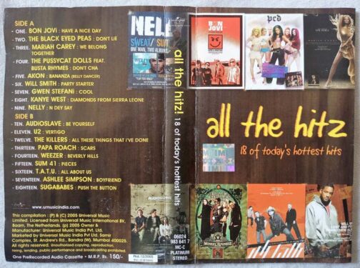 All The Hits 18 of todays Hottest Hits Audio Cassette