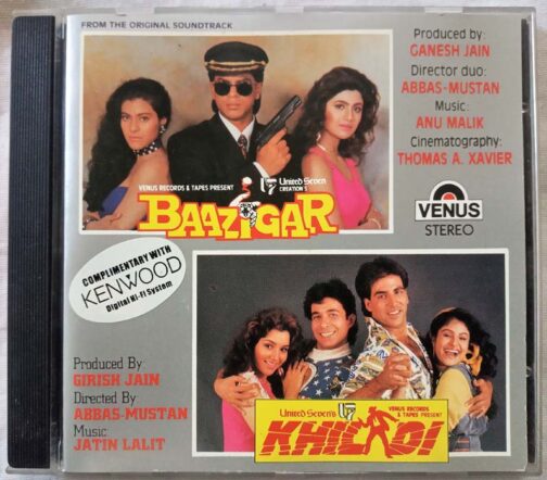 Baazigar - Khiladi Hindi Audio CD (2)