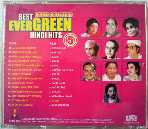 Best Ever Green Hindi Hits Hindi Audio Cd (1)