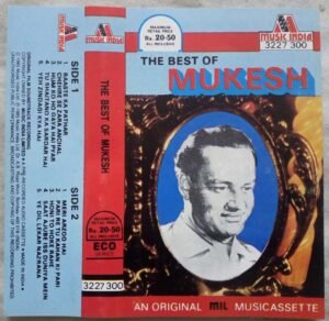 Best of Mukesh Hindi Audio Cassette - Tamil Audio CDs, Hindi Audio CDs