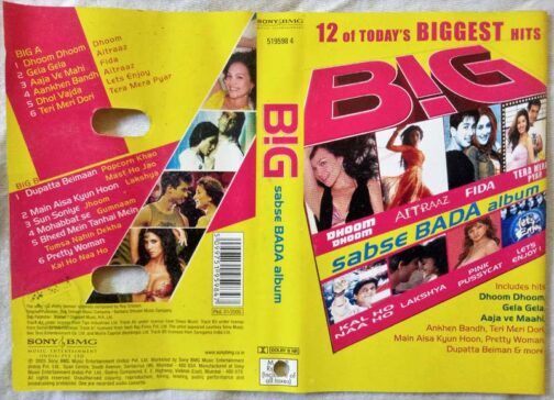 Big 12 of today Biggest Hits Hindi Audio Cassette