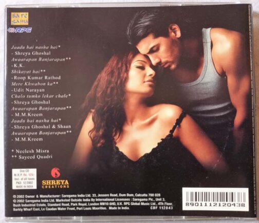 Jism Hindi Audio CD By M.M. Kareem (1)