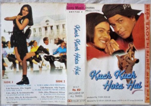 Kuch Kuch Hota Hai Hindi Audio Cassette By Jatin Lalit