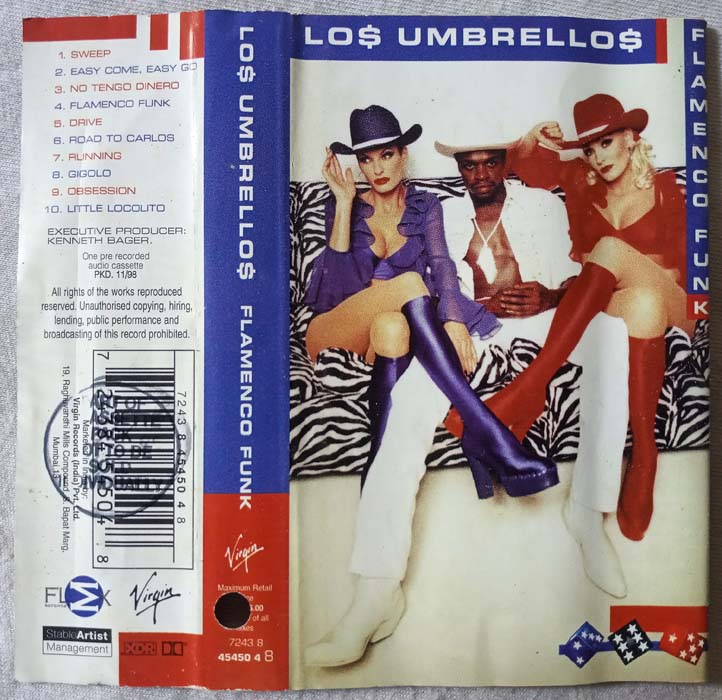 Los Umbrellos Flamenco Funk Audio Cassette