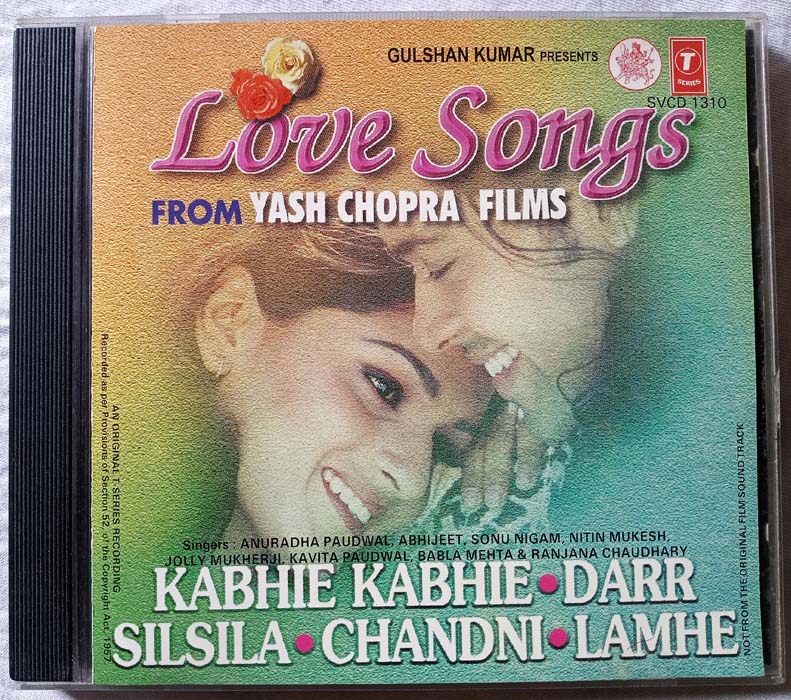 Love Songs From Yash Chopra Films Hindi Audio Cd (2)