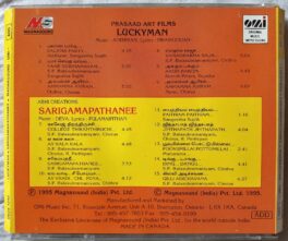 Luckyman – Sarigamapathanee Tamil Audio Cd