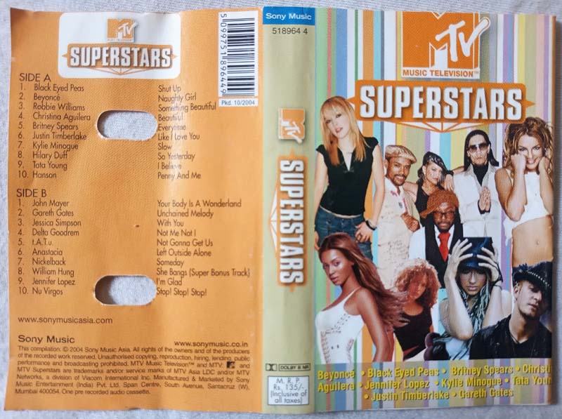 MTV Super Stars Audio Cassette