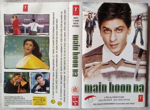 Main Hoon Na Hindi Audio Cassette By Anu Malik