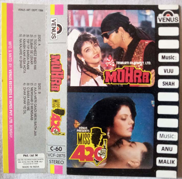 Mohra - Miss 420 Hindi Audio Cassette