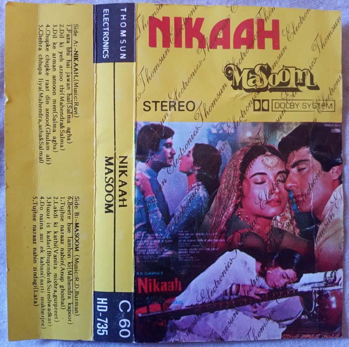 Nikaah - Masoom Hindi Audio Cassette