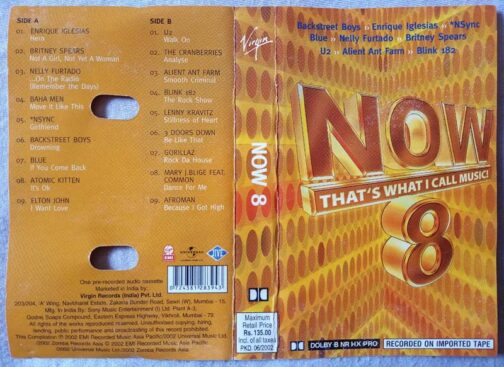 Now thats what i call music 8 Audio Cassette