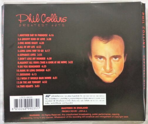Phil Collins Greatest Hits Audio CD (1)