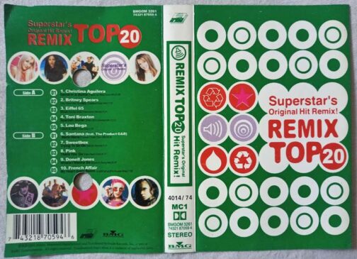 Remix Top 20 Superstarss orginal Hit Remix Audio Cassette (3)
