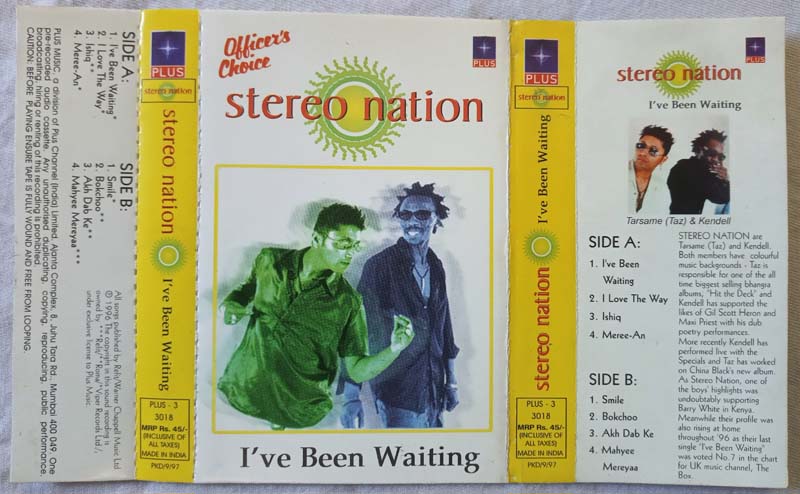 Stereo Nation I ve Been Waiting Hindi Audio Cassette