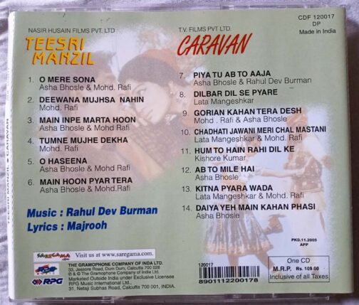Teesri Manzil - Caravan Hindi Audio Cd By R.D. Burman (1)