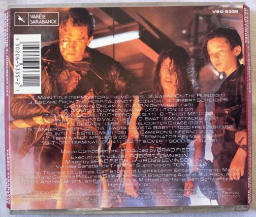 Terminator 2 Judgment Day Soundtrack Audio cd (1)