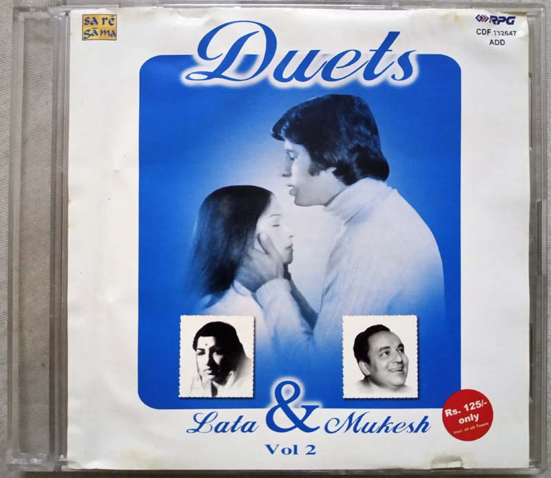Duets Lata & Mukesh Vol 2 Hindi Audio Cd (2)