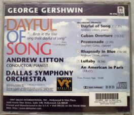 Gershwin Premiere Dayful Of Song Audio cd