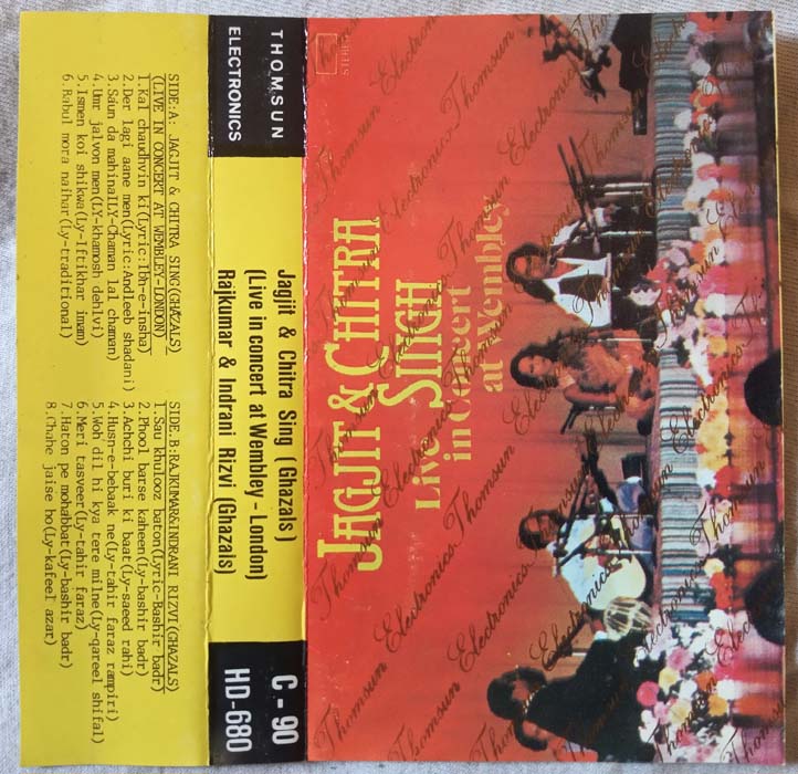 Jagjit & Chitra Live Singh in concert at wembley Hindi Audio Cassette