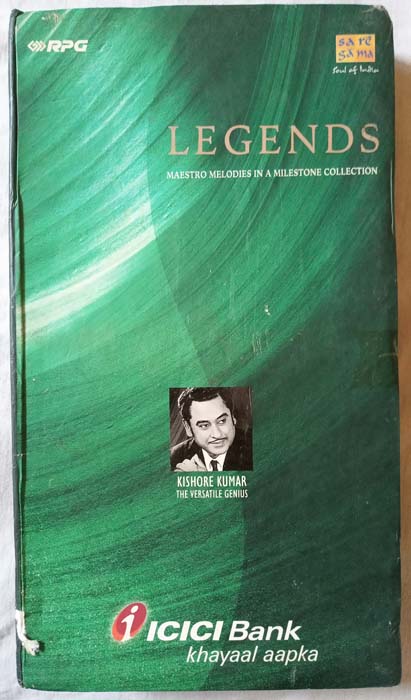 Legends Maestro Melodies in a Milestone Collections Kishore Kumar The Versatile Genius Hindi Audio cd (2)