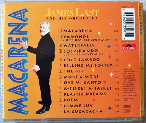 Macarena James Lasr and Hiis Orchestra Audio cd