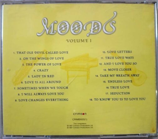 Moods Vol 1 Audio cd