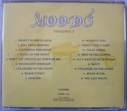 Moods Vol 3 Audio cd