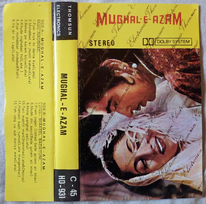 Mughal E Azam Hindi Audio Cassette