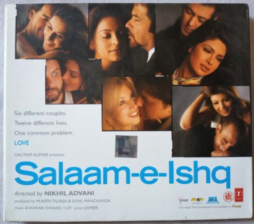 Salaam E Ishaq Hindi Audio CD By Shankar - Ehsaan Loy (2)